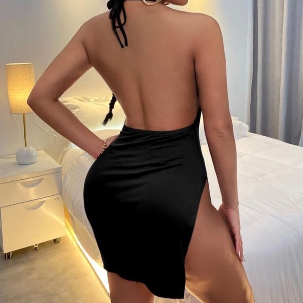 🔥High Slit Black Mini Way🔥 - Picture 3 of 3
